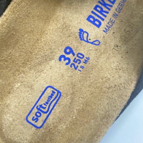 Birkenstock Arizona Bs Soft Footbed Mocca Suede 39 Reg L 8 M 6 - Picture 8 of 10